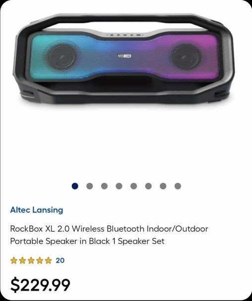 Altec Lansing XL Waterproof Speaker