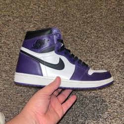 Jordan 1 Court Purple
