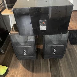 3 Dtech speakers