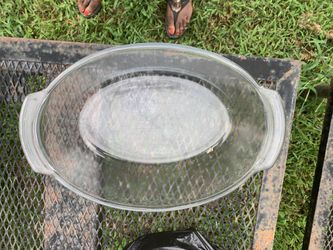 $ 20 glass dish