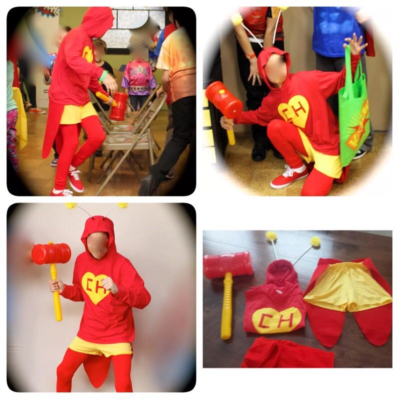 Chapulin Colorado chespirito boy costume