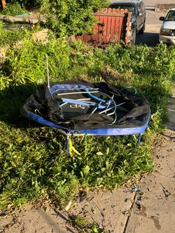 Used trampoline great for children