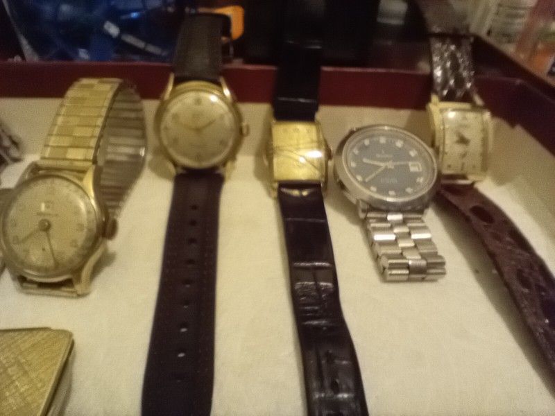 Benrus Elgin Bulova Gruen 23 Jewles Bulova All 5 Watches For600