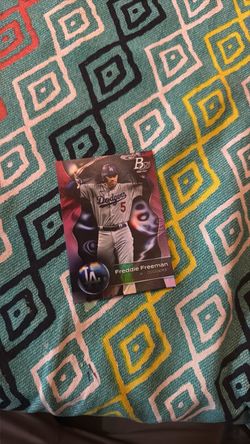 Freddie Freeman Bowman Platinum Baseball Card