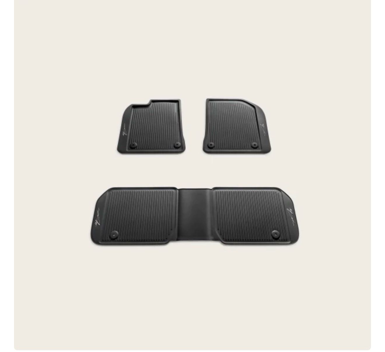 Lucid Air All Season Floor Mats front and back