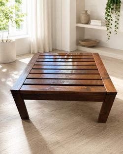 Wooden Slated Table