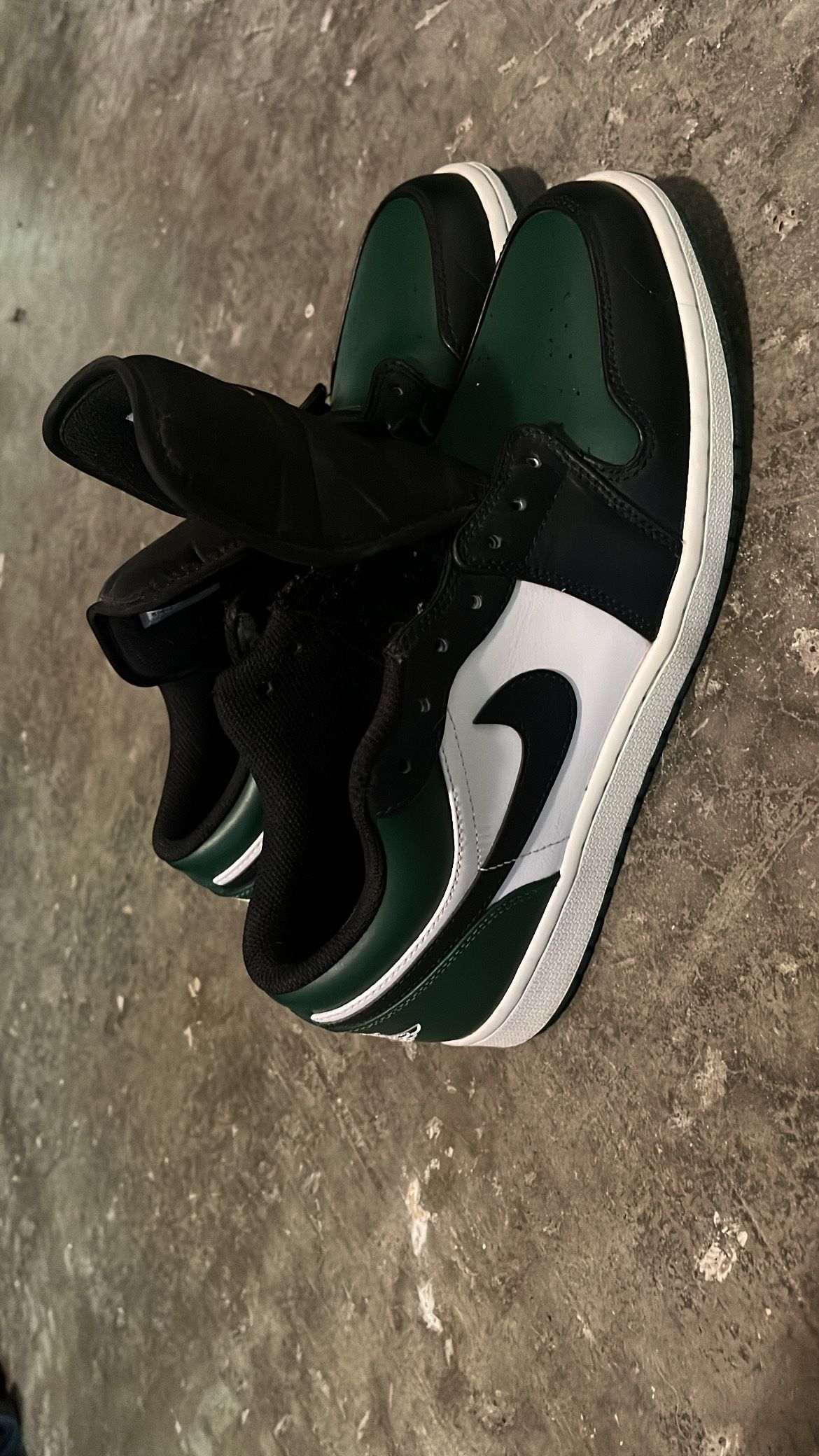 Air jordan 1 Low bred toe (Noble green)