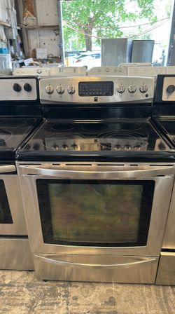 Stainless Steel Kenmore Electric Stove GlassTop