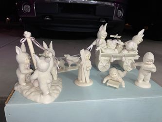 Department 56 Snow Babies - Easter, Christmas, Sledding, 