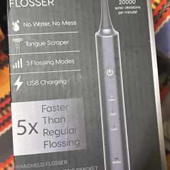 Enteric dental flosser