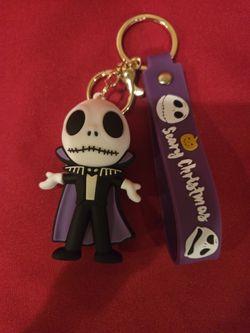 Jack Skeleton Key Chain