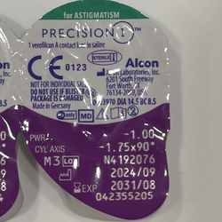 FREE - Precision 1 - Contact Lenses