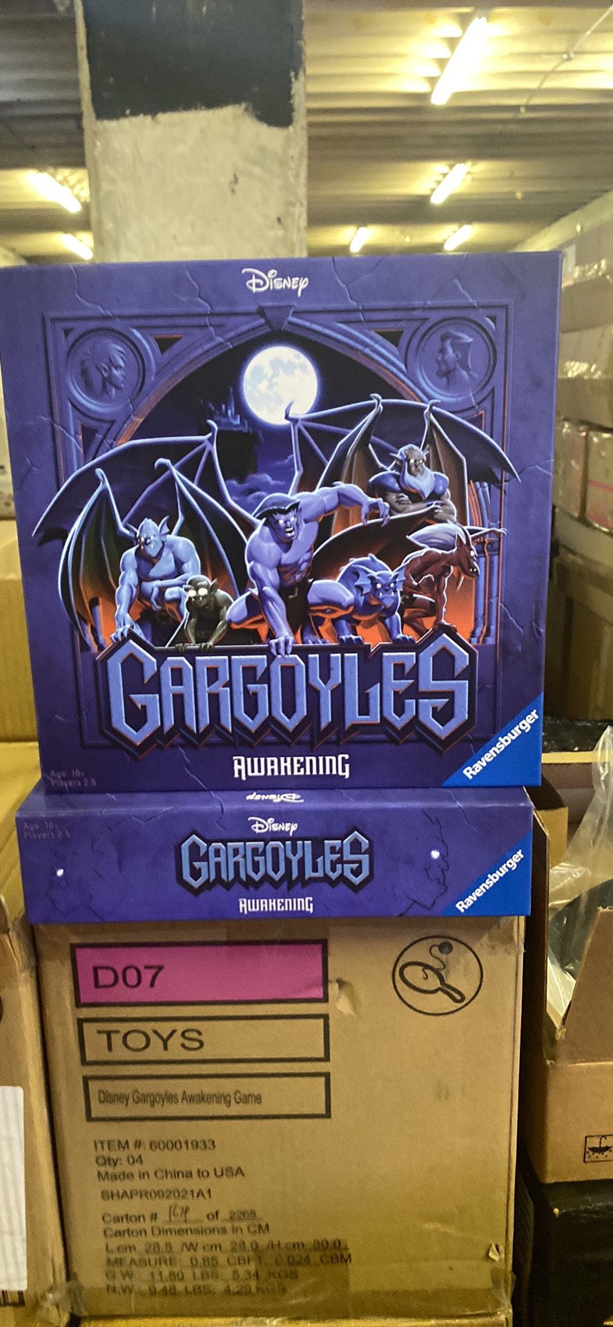 Disney gargoyles board game “awakening “ New In box