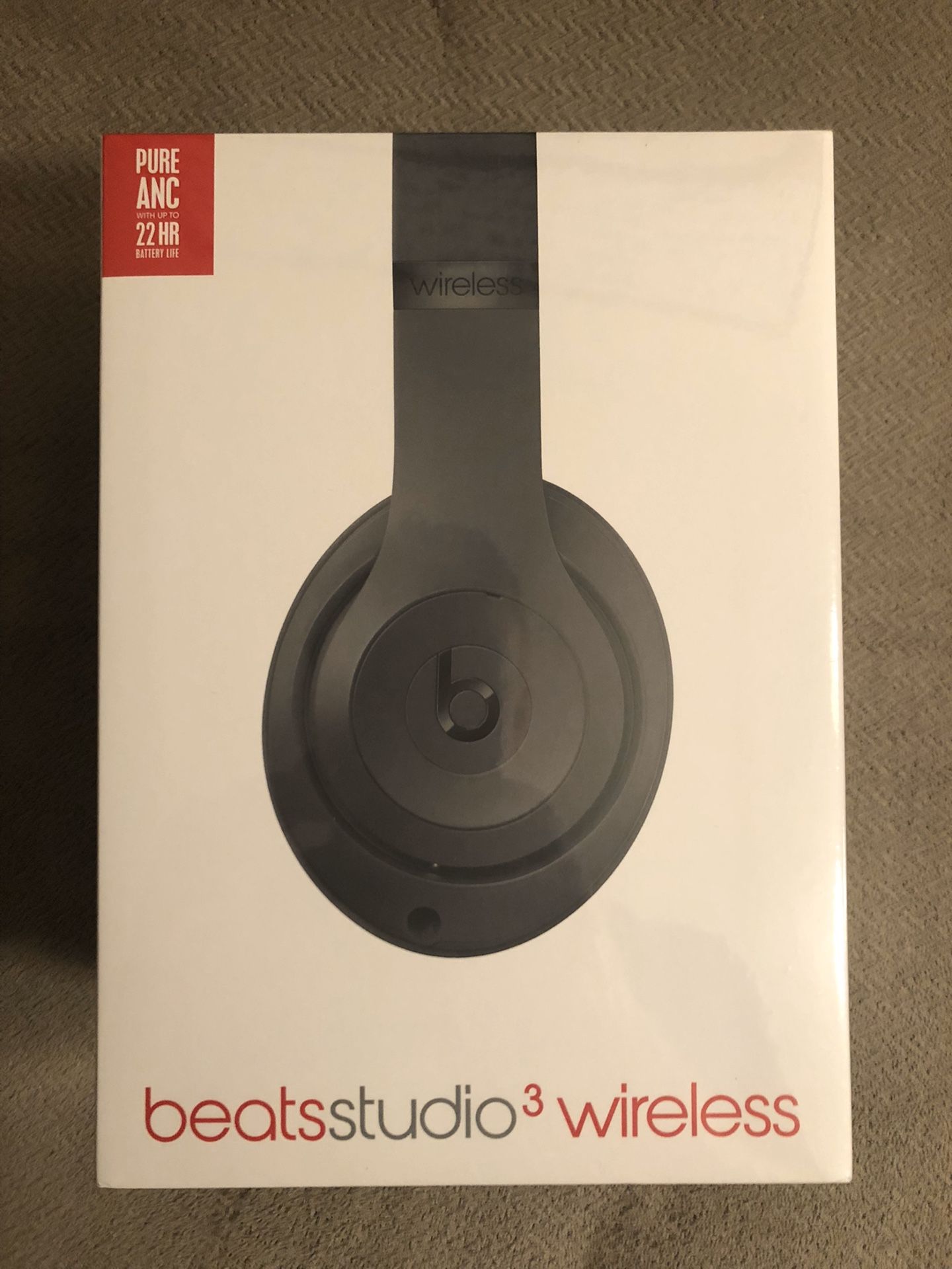 Unopened Beats Studio3 Bluetooth noise-cancelling over-ear headphones