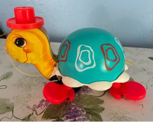 Fisher-Price Vintage Turtle Pull Toy