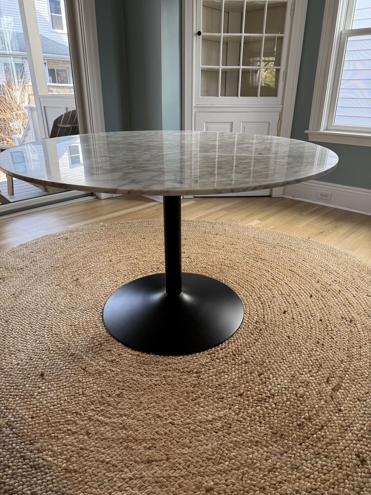 Round Marble Dining Room Table