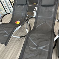 Zero Gravity Rocking Fold Up Lounge Chairs 