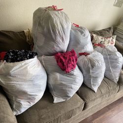 6 Bags Of Women Clothes Size M