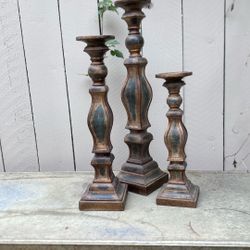 Pillar Candle Holder Set