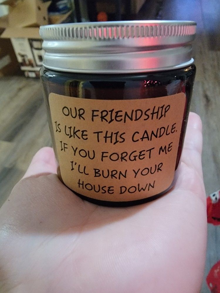 Funny Friend Ship Candle