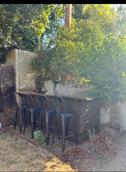 Wood Bar / Solid Wood/ Good Condition/ Hand crafted