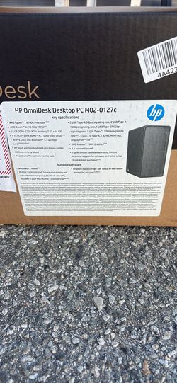 HP OmniDesk Desktop PC M02-0127c – Ryzen 7 8700G, 32GB RAM, 1TB SSD, Radeon 780M – Nuevo