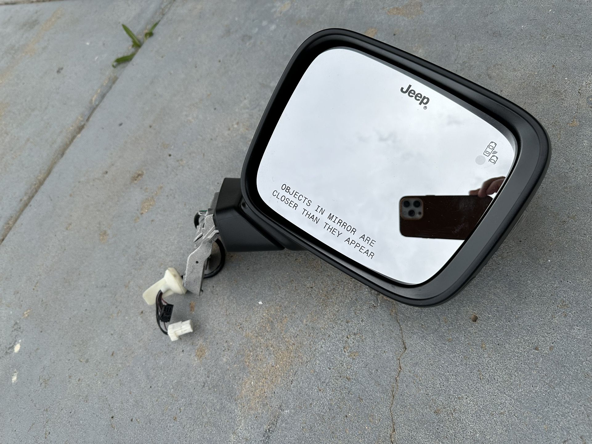 Jeep Renegade Door Mirror 2015 - 2022, OEM Original Jeep part, Blind Spot Assistance, Side Mirror, Passenger Side Mirror 