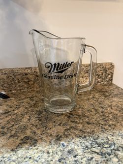 Vintage Glass Bar Pitcher