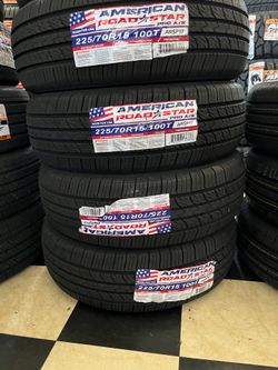 Vendo 225/70/R15 nuevas las 4 llantas American por $300