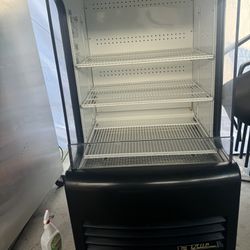 True  refrigerated air curtain merchandiser   With glass sides