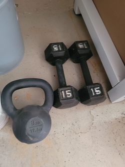 Used Weights Set – Must Go Together