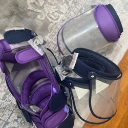 12 Pack Adjustable & Reusable Flip Up Face Shield Visor, up & down movement.