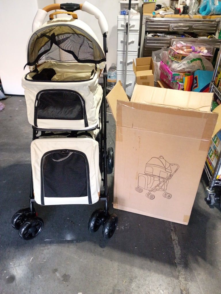 BRAND NEW Double Pet Stroller