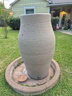 Nice Used 65 gallon Rain Barrel.