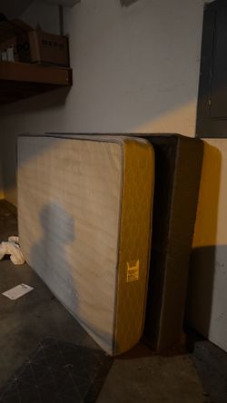 Free full size mattress and box spring