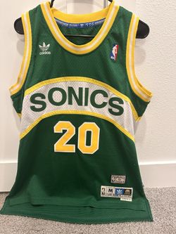 Seattle SuperSonics Gary Payton Adidas Jersey Size Medium 