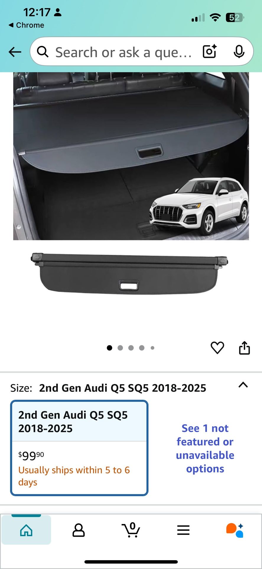 Audi Q5 Racks and Cargo Covers