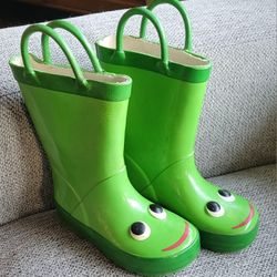 Target Toddler Rain Boots Size Small ( 7-8) 