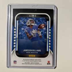 Jameson Williams Rc Patch