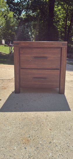 Nightstand/side table solid wood