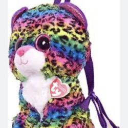 Ty - Soft Toy Backpack Bag - Dotty the Leopard