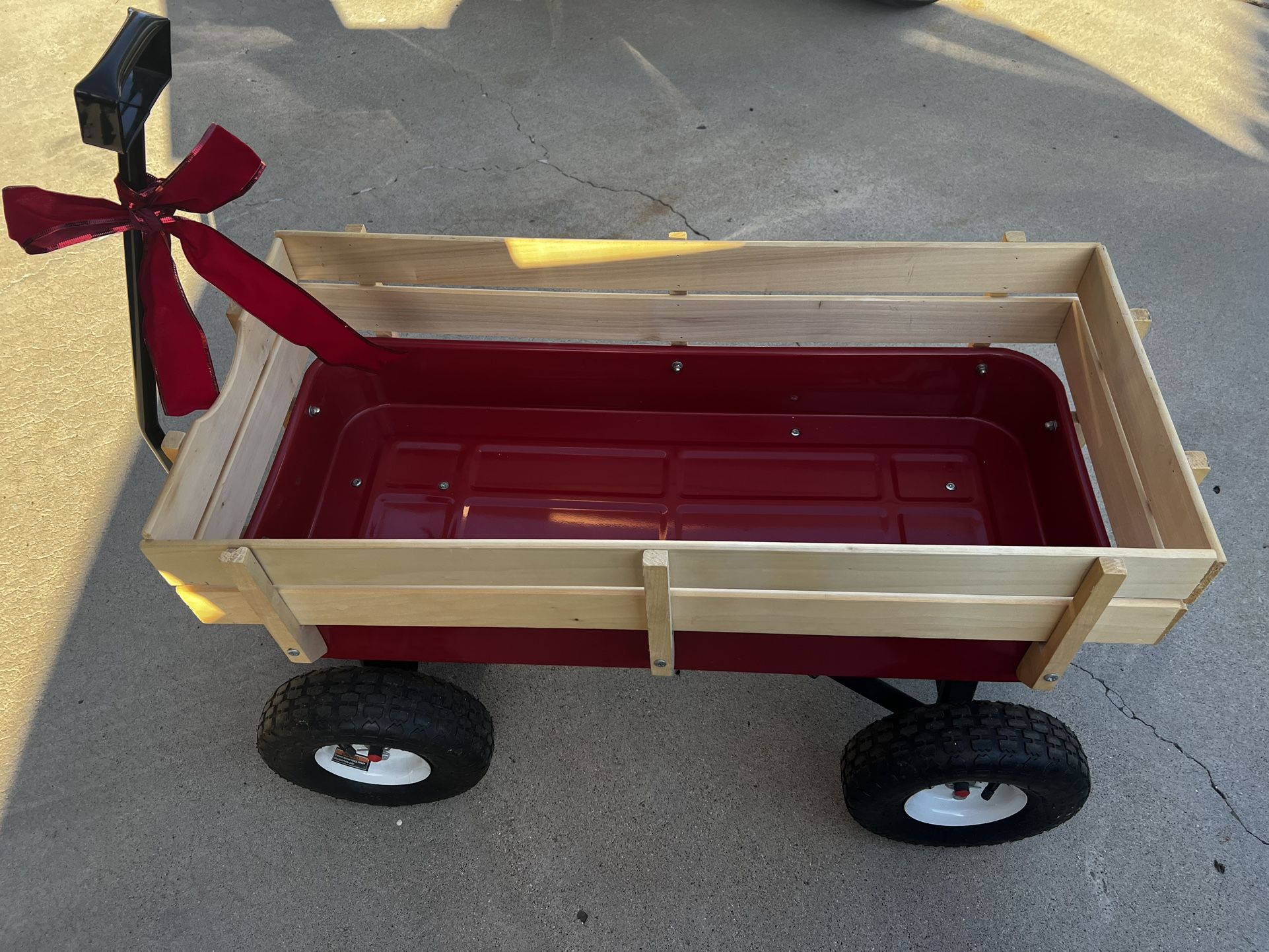 NEW Metal and Wood Classic Wagon