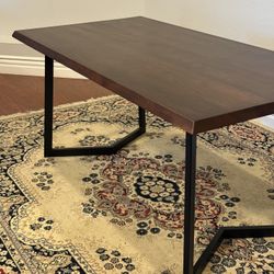 66 inch Wide Solid Mango Wood Dining Table - New