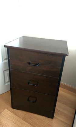 3 drawer side table