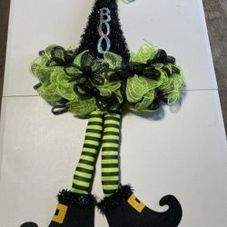 Halloween Witch Hat Wreath 
