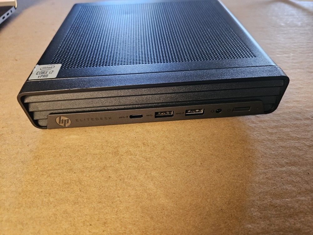 Hp Elitedesk Mini Desktop G6 800 i7 32gb Ram 512gb SSD Drive Nvidia GPU 6GB
