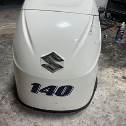 2016 DF 140 Suzuki Complete Cowling side and centerpiece
