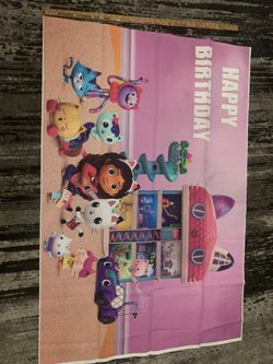 Gabby doll Birthday Banner