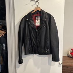 Iron and Resin Leather Jacket