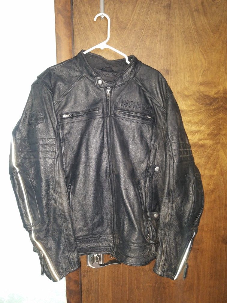 Harley Davidson Leather Riding Jacket 